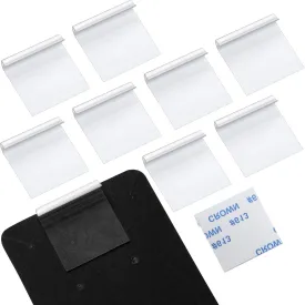 150 Pieces Earring Card Adapter Self-Adhesive Lip Adapter Plastic Lip Hanger for Earring Necklace Card Display (1 x 1 inch) 150 Pieces Earring Card Adapter Self-Adhesive Lip Adapter Plastic Lip Hanger for Earring Necklace Card Display (1 x 1 inch)
