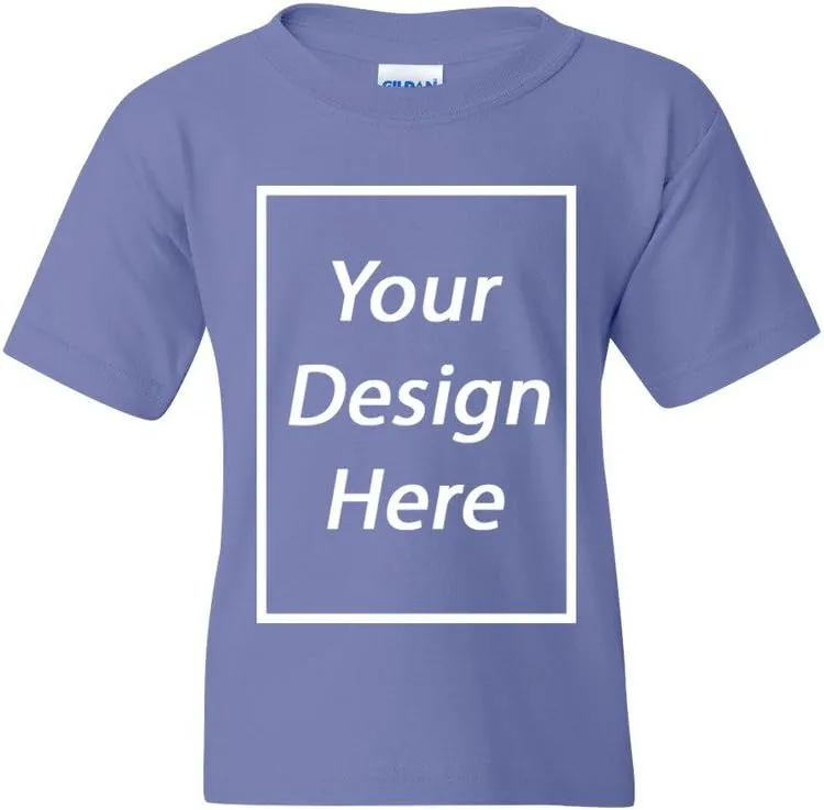 Add Your Own Text Design Custom Personalized Youth Kids T-Shirt Tee