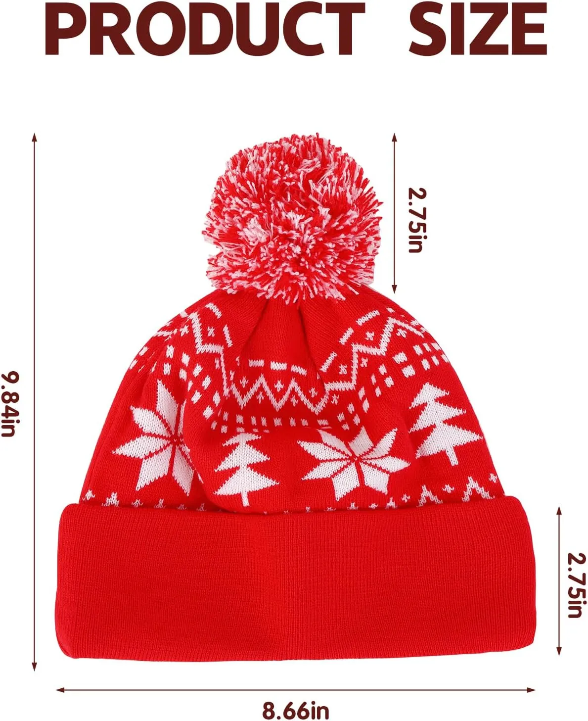 Bellar Women Winter Hats Beanie Cap Soft Knit Beanie Hats Warm and Durable Trendy Cute Chenille Knit Cap