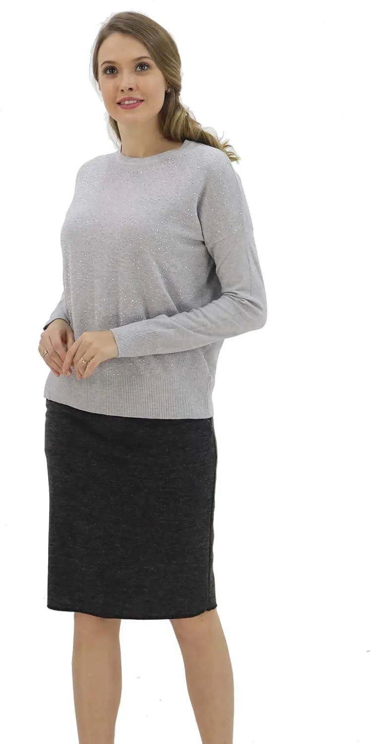 BENANCY Women's High Waist Stretch Pencil Skirt with Pockets