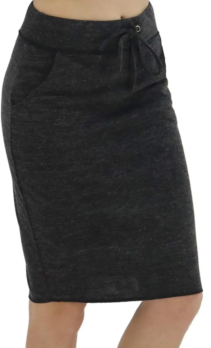 BENANCY Women's High Waist Stretch Pencil Skirt with Pockets