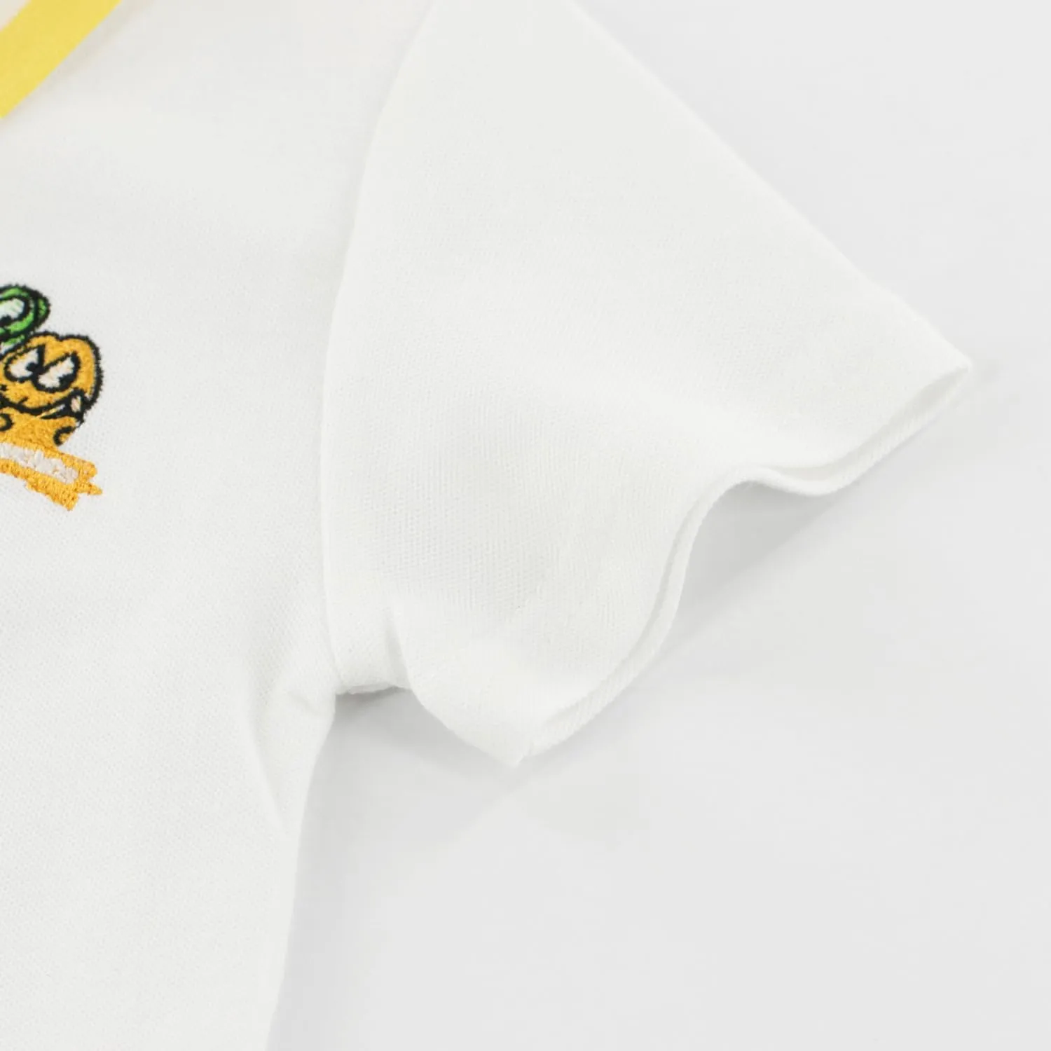 Boys Polo Shirt with Patchwork Style, Short Sleeve Uniform Shirts for Boys