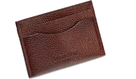 Card Holder Curved - Cherry Grain