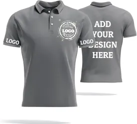 Custom Polo Shirts for Men Women Customized Design Your Own Text Logo Photo Name Dry Fit Golf Shirt