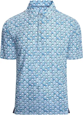 Damipow Premium Golf Shirts for Men Dry Fit Performance Polo Short Sleeve Collared Shirt
