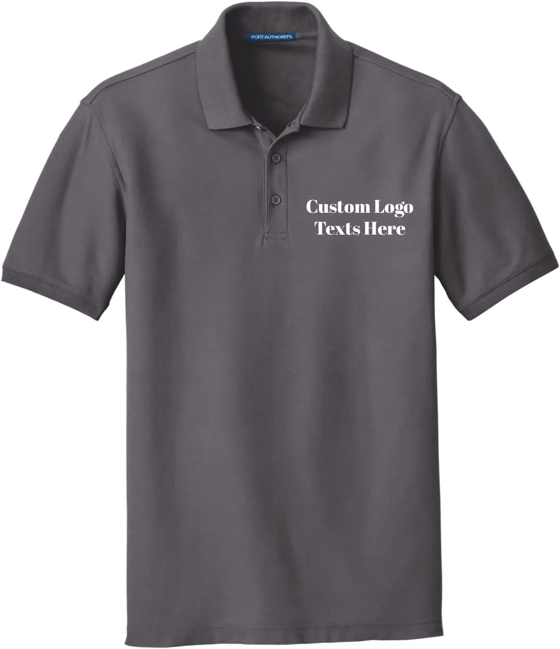 INK STITCH K100 Men Custom Stitching Embroidery Logo Text Design Your Own Core Pique Polo Shirts