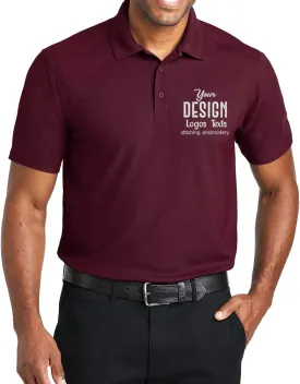 INK STITCH Men K600 Custom Embroidery Design Your Own Ezperformance Pique Polo Shirts