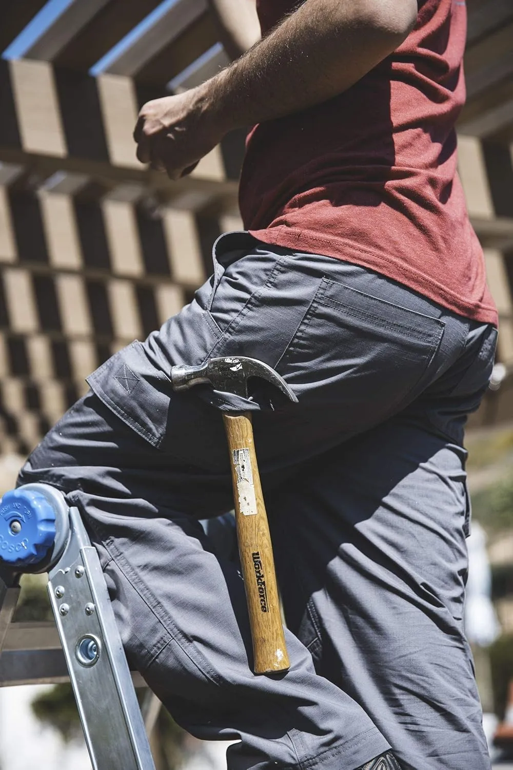 Iron & Haft Cargo Work Pant, Durable Pants for Landscaping/Construction/Carpentry, Utility Pants for Men