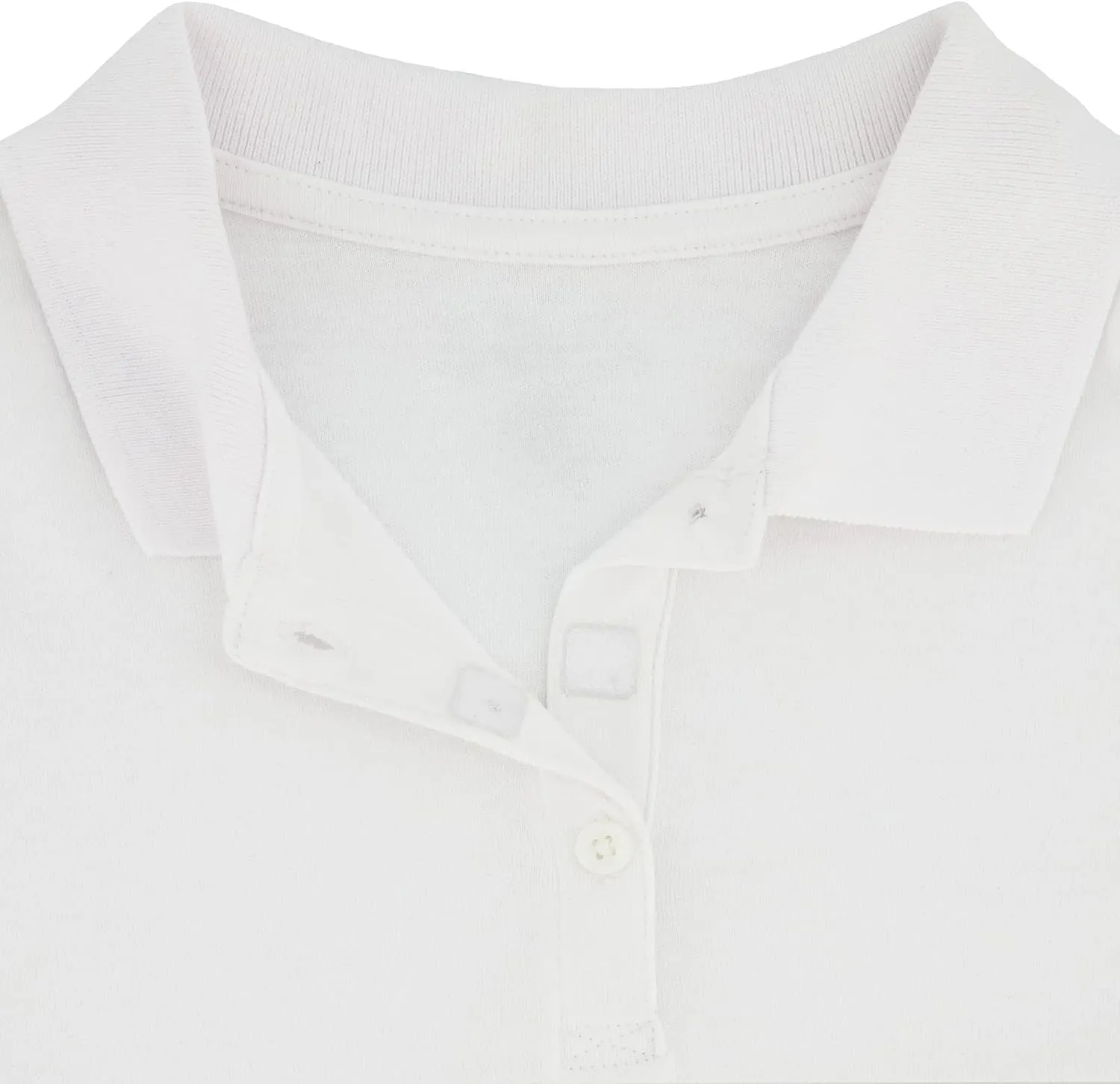 IZOD Girls' School Uniform Adaptive Short Sleeve Polo Shirt, Velcro Closure & Faux Buttons, Comfortable Interlock Fabric