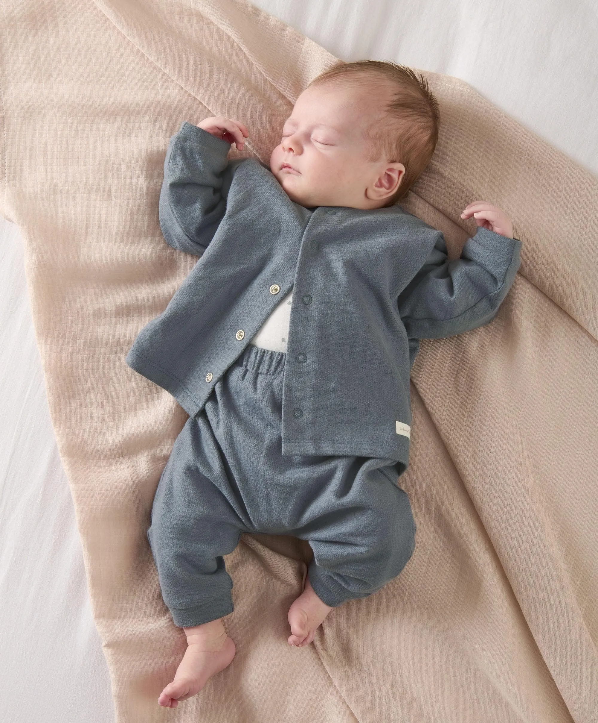 Jacket, Leggings & Bodysuit Outfit Set - Blue