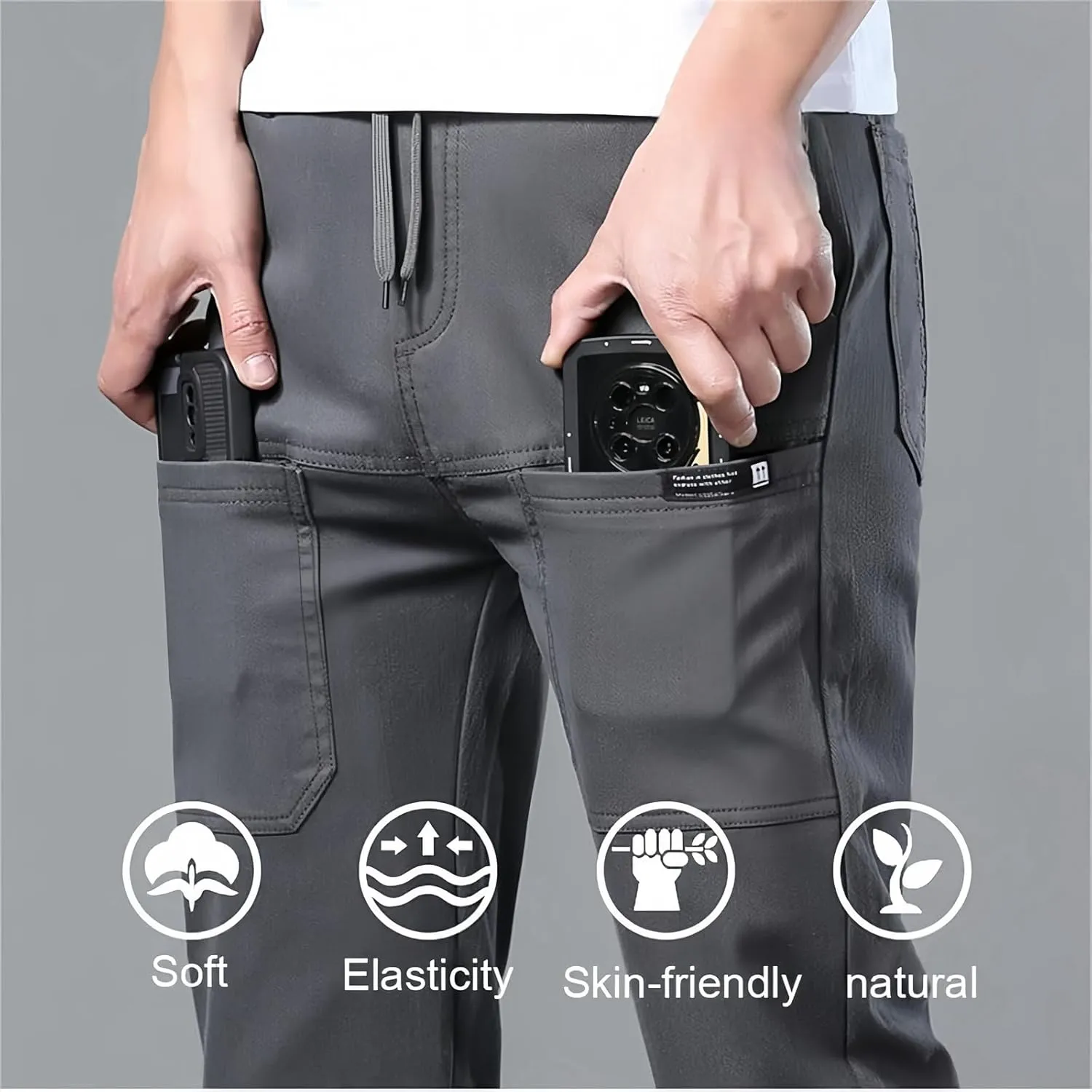 Mencomfy Cargo Pants, High Stretch Multi-Pocket Durable Cargo Pants for Men - Mencomfy Multipants, Comfort Meets Style