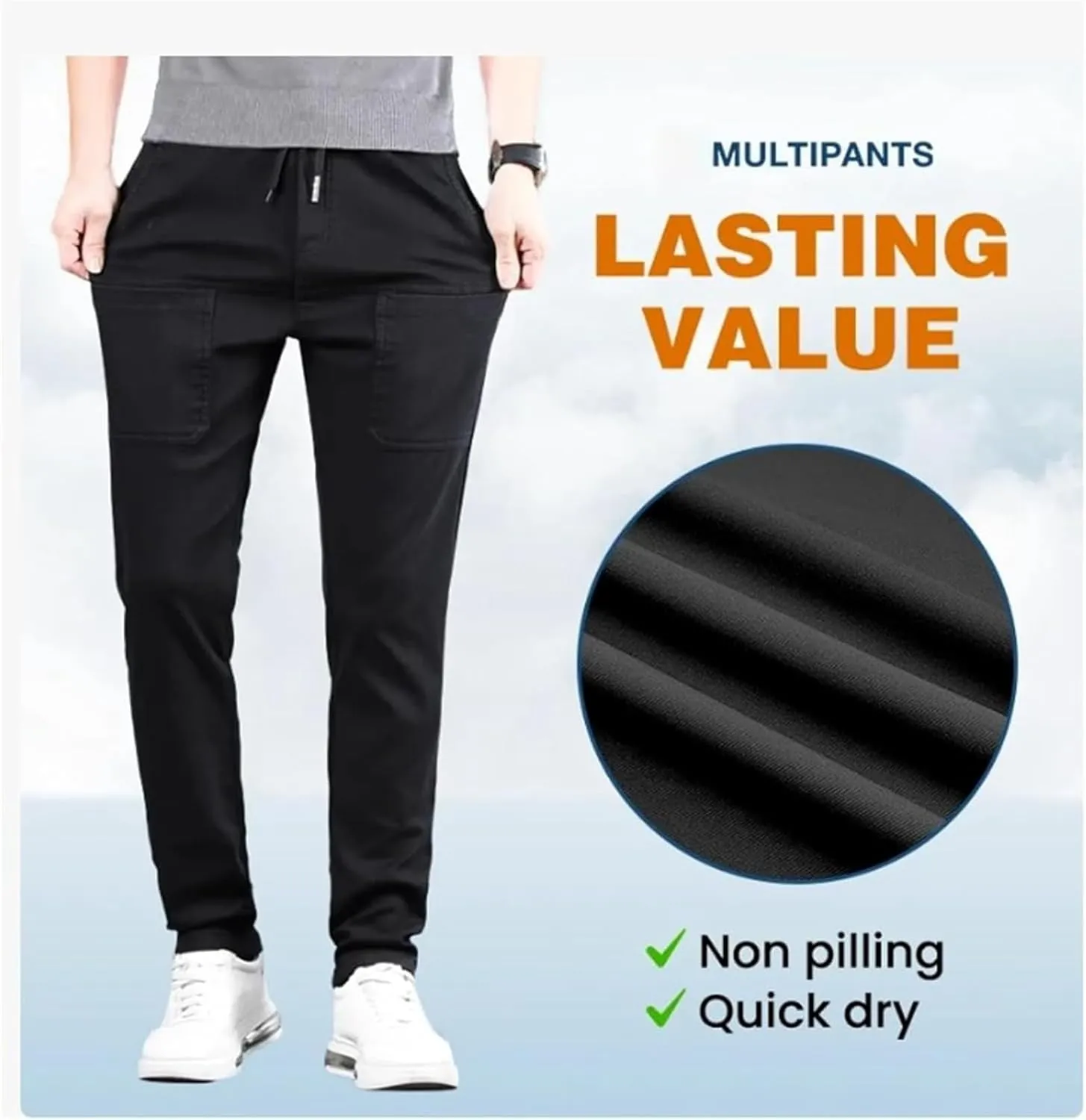 Mencomfy Cargo Pants, High Stretch Multi-Pocket Durable Cargo Pants for Men - Mencomfy Multipants, Comfort Meets Style