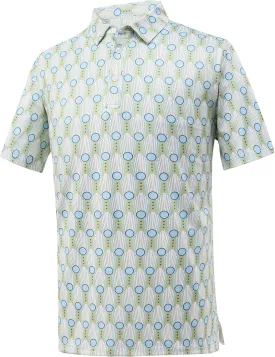 Mens Dry Fit Athletic Golf Polo Shirts Short Sleeve Moisture Wicking Performance Fabric