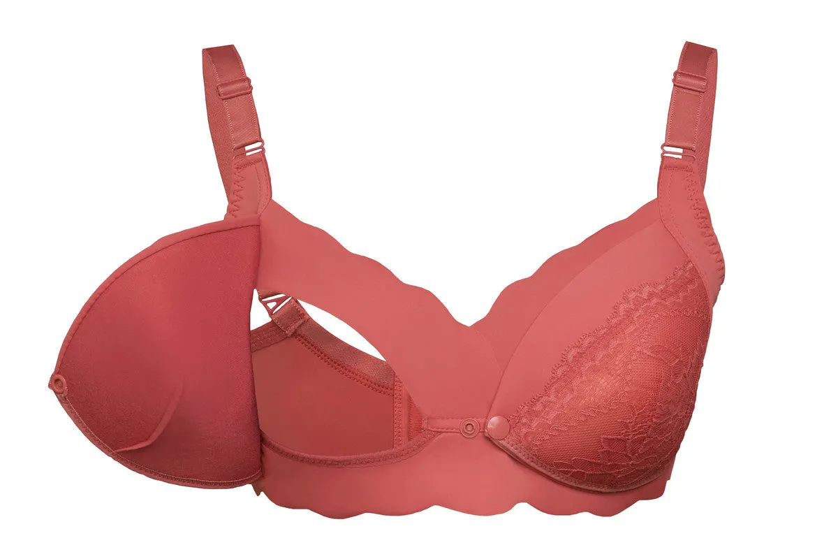 Okus - Seamless Nursing  Bra Orange