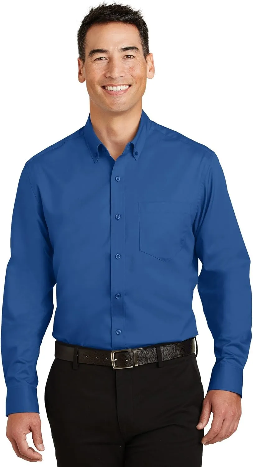 Port Authority Men's Long Sleeve SuperPro Twill Button-Down Shirt