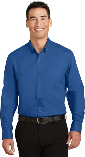 Port Authority Men's Long Sleeve SuperPro Twill Button-Down Shirt
