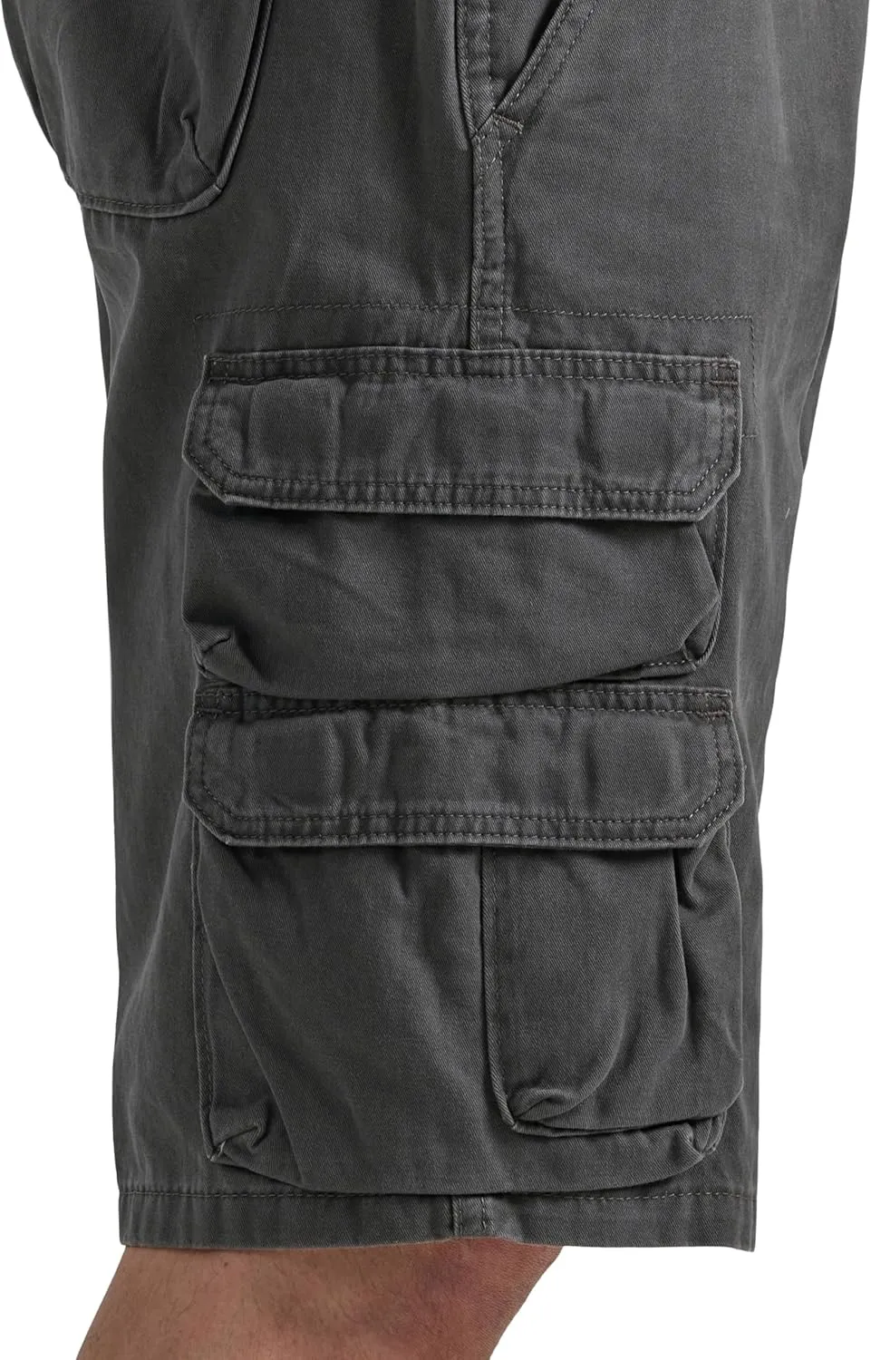 Wrangler Authentics Mens Premium Twill Cargo Short
